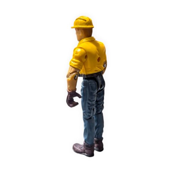 CAT Heavy Equipment Operator Action Figure 4" Construction Worker Good Condition - Picture 5 of 7